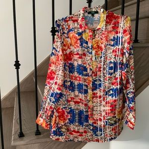 Guess, Floral Blouse, Size L